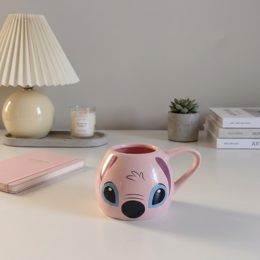Pink Stitch Mug